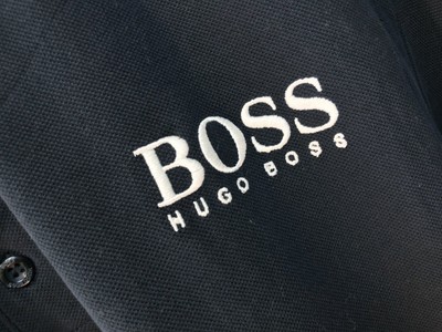 hugo boss polo big logo