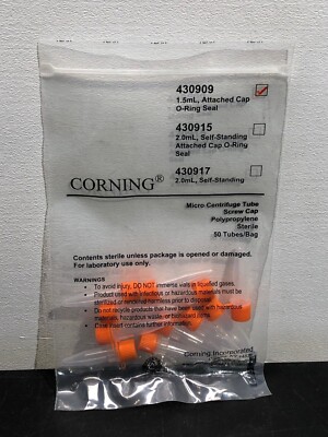 Corning Micro Centrifuge Tube Screw Cap 1.5mL 430909