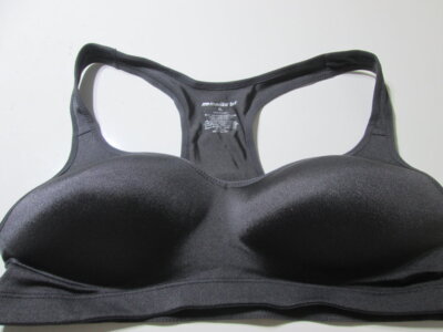 Marika Sport Bra Size XL Black Wireless Lined Racerback Pullover  Athleticwear