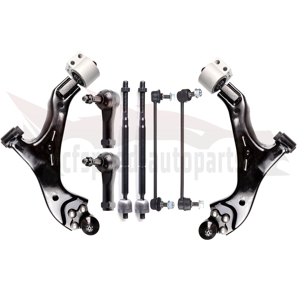2005-2007 Chevy Equinox 8-Piece Front Suspension Kit - Control Arms, Tie Rods, Sway Bars