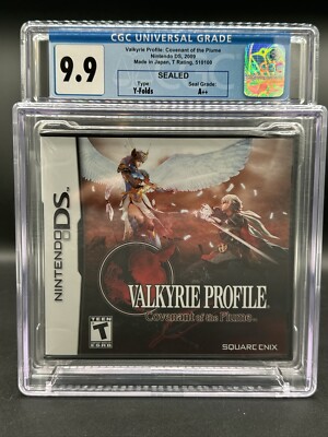 Valkyrie Profile: Covenant of the Plume DS CGC 9.9 A++ FACTORY SEALED TOP POP