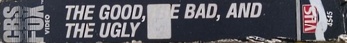 The Good The Bad And The Ugly VHS 1984 CBS Fox Early Release Clint Eastwood VTG - Picture 3 of 6