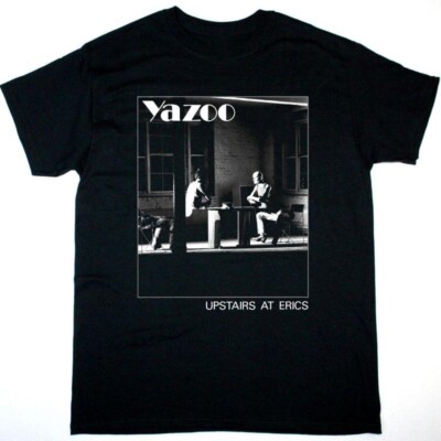 YAZOO UPSTAIRS AT ERICS Heavy Cotton Black All Size Shirt TR456