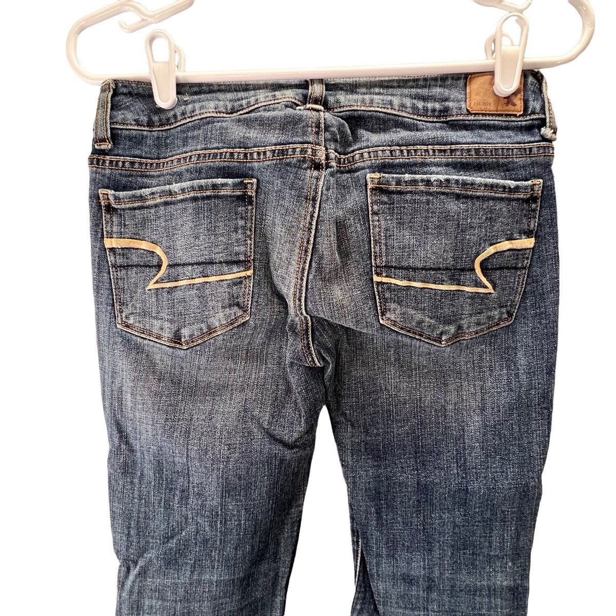 Jean Skinny Super Stretch American Eagle Outfitters - Taille 2 - Entrejambe 26" - Bleu