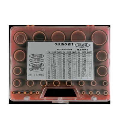 539PCS, Material VlT0N, 75 Shore. O-Ring Box O-Ring Kit For Hitachi