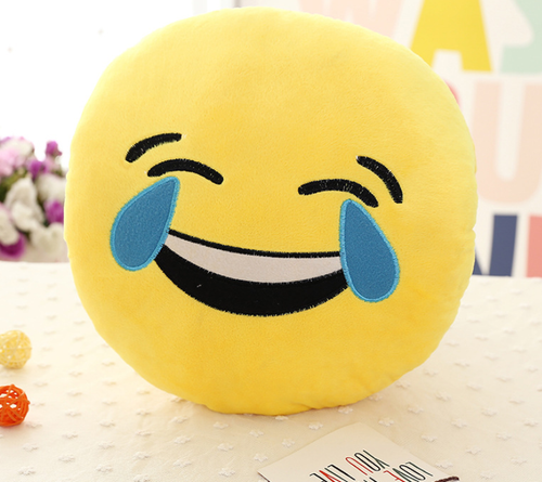 Smiley Face cushion Emoji Cushion Pillow Plush cushion Yellow SMILEY CUSHION - Picture 11 of 19