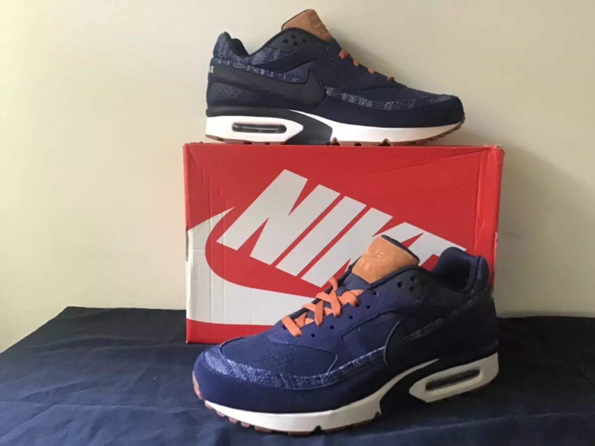 Patriottisch Draak ga verder Rare!.... Brand New Nike Air Max BW Premium Denim Jean Shoes 11.5 | eBay