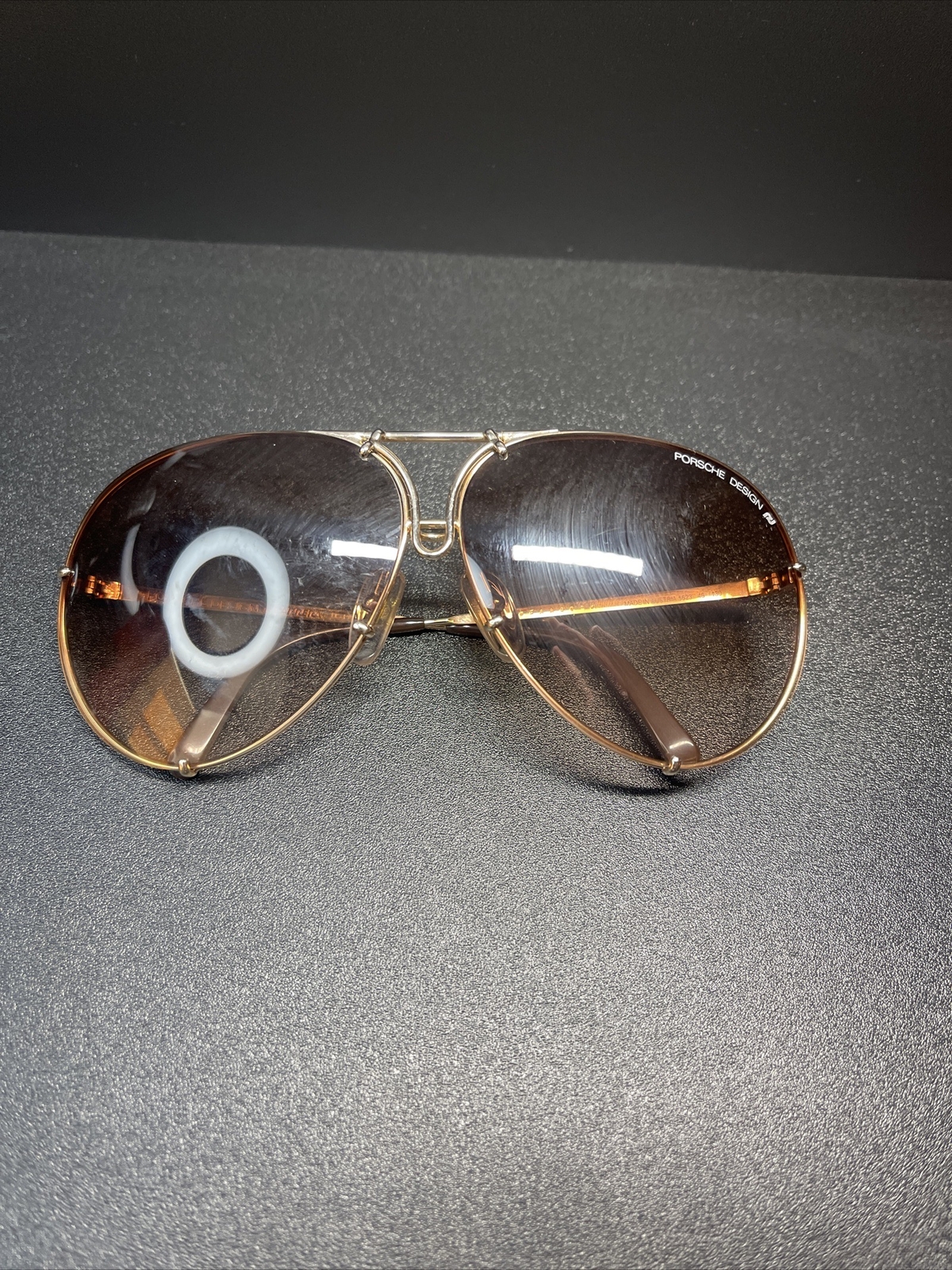 Carrera Porsche Design 5623 Gold Aviator Sunglasses G4 Gem