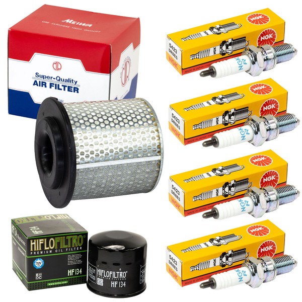 Set Luftfilter ÖLfilter ZüNdkerzen Wartung FüR Suzuki GSX-R 750 GR75A 1985-1987-image