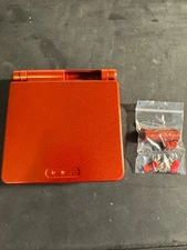 Nintendo Game Boy Advance SP  NEW RED  Replacement HOUSING SHELL KIT