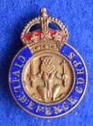 WW2 Era ~ Civil Defence Corp ~ Lapel Badge ~ Fattorini & Sons B'Ham