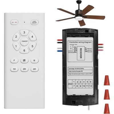 Innovative 6 Speed Remote Control Ceiling Fan with Convenient Timer Options