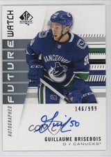 2019 SP Authentic Future Watch Rookies /999 Guillaume Brisebois #151 Auto 1rb1