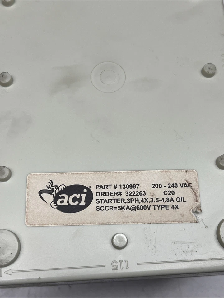 Advance Controls ACI 130997 HVAC Control Panel 200-240VAC - Image 2 of 4
