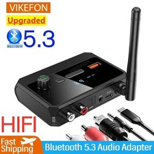 Bluetooth 5.3 Home Stereo Audio Receiver AUX USB Optical HD Music to RCA Adapter