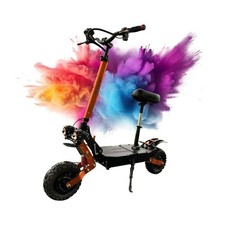 USA Stock 60V 6000W Dual Motor Electric Scooter 30ah Batterry 11inch Road Tire