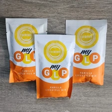 MyGLP Thrive Level Vanilla shake mix Lot of 3 packets Taste Test Sample pack