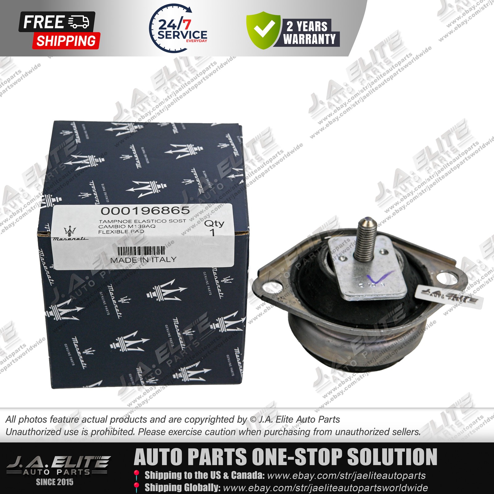 Gearbox Transmission Mount fits Maserati Quattroporte GT GC 196865