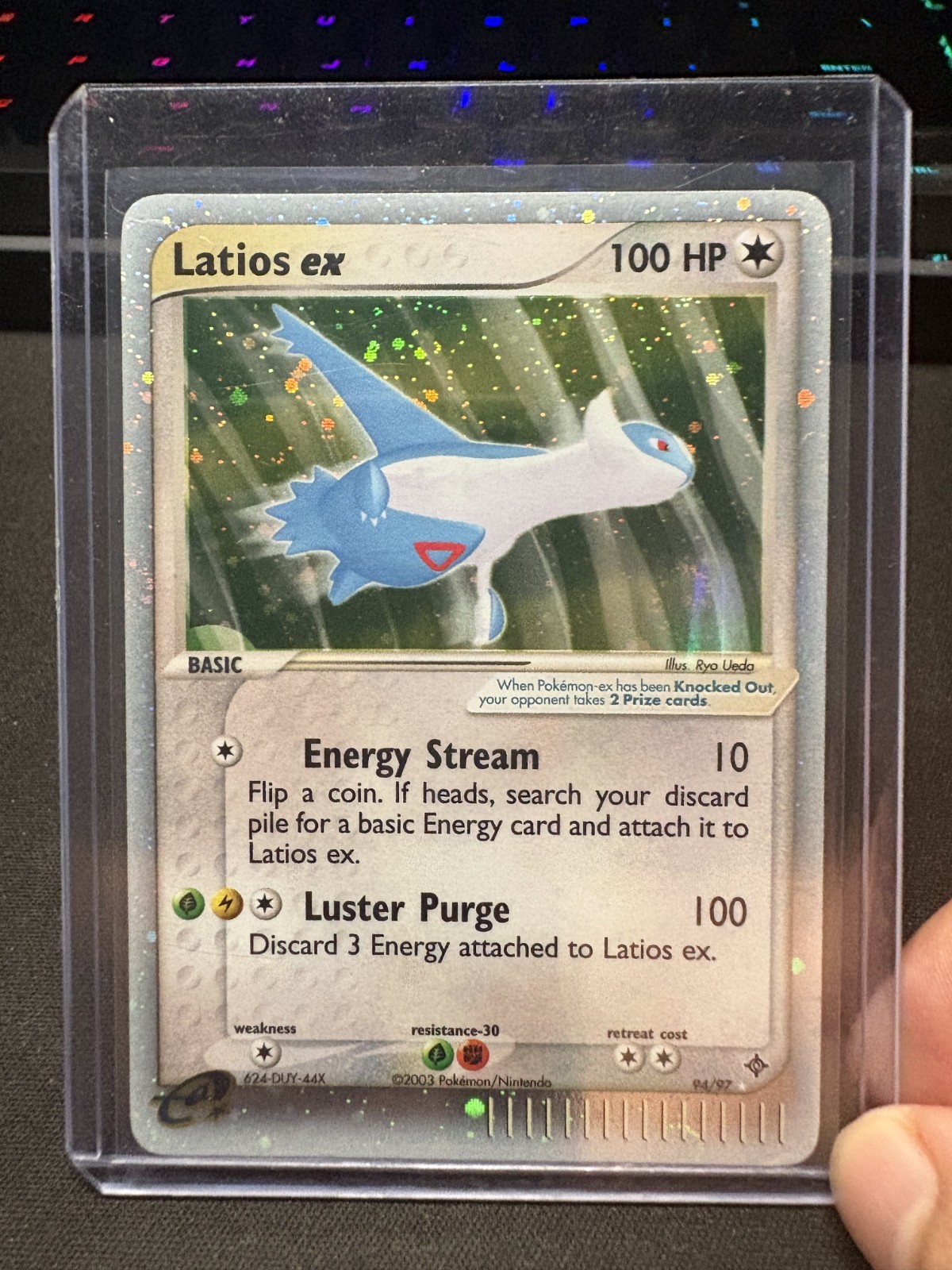 Latios ex 94/97 Ultra Rare Holo EX Dragon NM Pokémon Card 2003