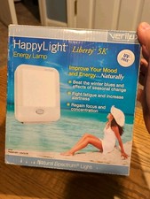Verilux HAPPY LIGHT Liberty 5K Energy Lamp Light Therapy VT10 UV FREE New