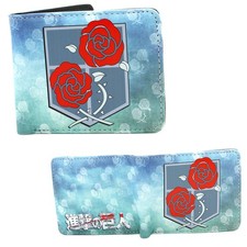 GARRISON EMBLEM Attack on Titan 4 in. Bi Fold Wallet Chuton Heidan AoT 