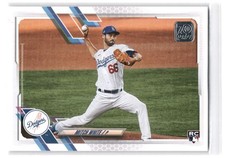 Mitch White 2021 Topps Baseball #270 Los Angeles Dodgers Rookie RC