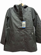 Hunter Ladies Water Resistant Rain Jacket Black Size L