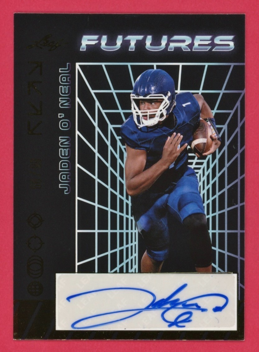 Jaden O'Neal XRC Auto /99 2024 Leaf Futures #A-JON Autograph QB Card
