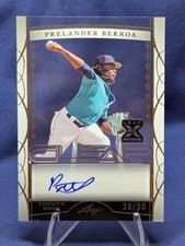 Prelander Berroa GOLD Auto /50 🔥2022 Leaf Trinity CLEAR 🔥 Mariners / White Sox