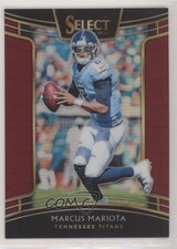 2018 Panini Select Concourse Maroon Prizm /99 Marcus Mariota #91 6f8