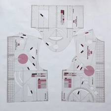 1:1 Fashion Design Ruler for Women Blouse Cloth Design School Student Teching...