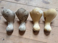 Set Of Vintage Cast Iron Bath Feet Legs With Bolts X4 Roll Top Free Standing Tub