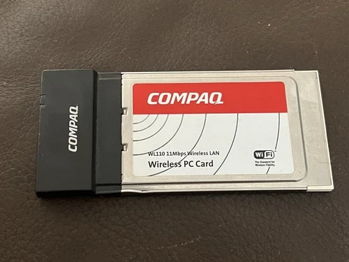 Compaq WL110 PCMCIA Wireless Wi-Fi PC Card - IEEE802 11b HR 2.4 GHz, Rev. 0A