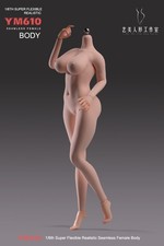 1/6 Female Big Bust Normal Skin Seamless Body W/Anus Hole For 12" Action Figure