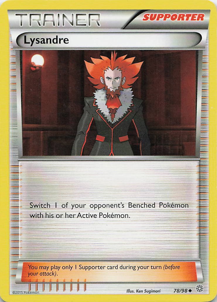 Lysandre Uncommon XY - Flashfire 90/106 NM
