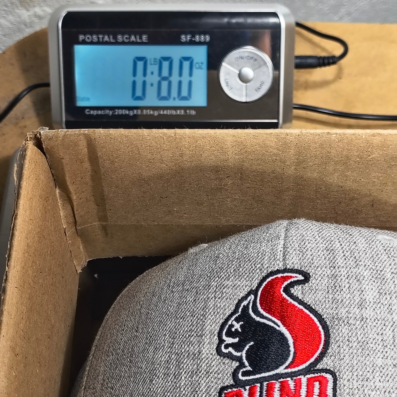 Blind Squirrel Snapback Hat Gray Embroidered Base… - image 8