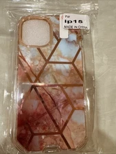 Cell Phone Case And Brown And Blue Tones For Iphone 15