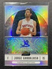 2006-07 Topps Finest Rookie Refractor Autographs Jorge Garbajosa RC Auto #97