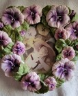 Flower Photo Frame Purple Photo- 5" x 3.25" Heart Floral by Fancy Frames — photo 8