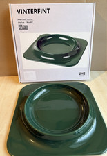 Gustaf Westman X Ikea Limited Edition Green Vinterfint Dining Plate 27x27cm NEW