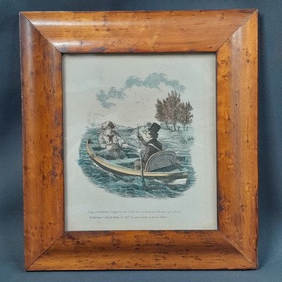 D-314. Robert Seymour (1798-1836) . Grabado. Isay,Waterman,I Suppose We Shall S