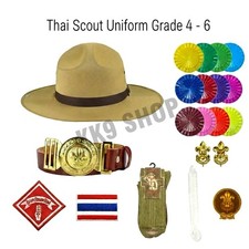 Equipment and Clothing Thailand Scout Uniforms the Desired set for Collection