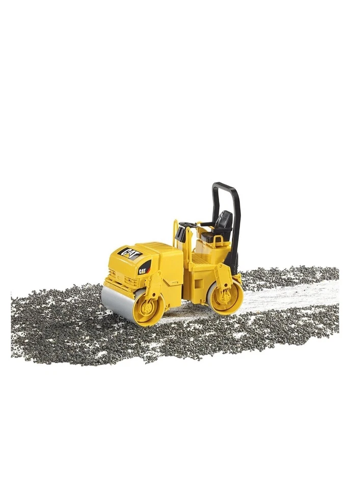 BRUDER 02433 - scala 1:16 - CAT RULLO COMPRESSORE - Immagine 3 di 3