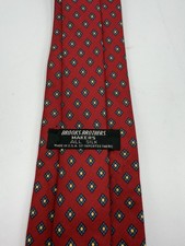 Vtg Brooks Brothers Makers Tie Geometric Squares - 100 Silk Made In USA