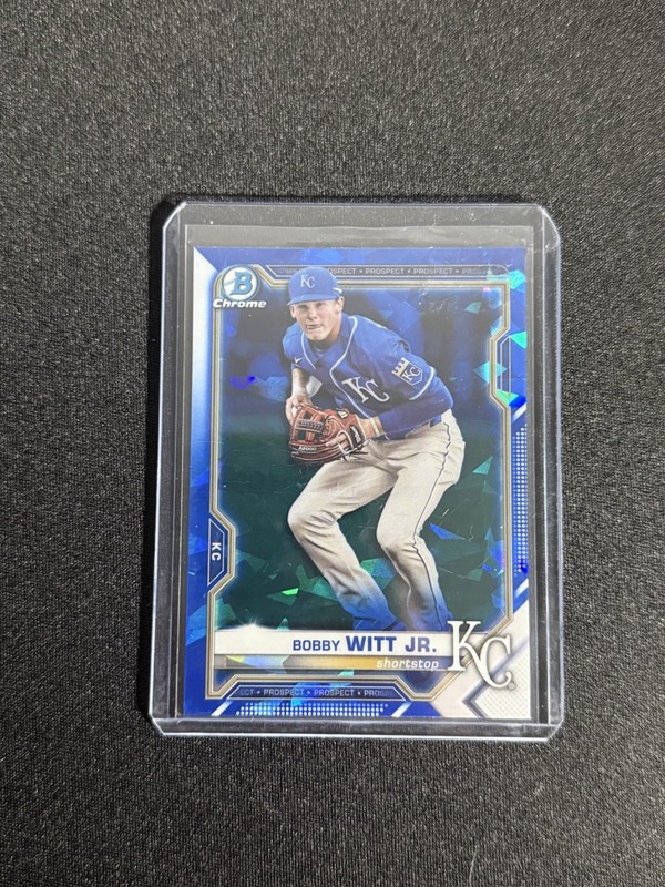 2021 Bowman Chrome Sapphire Edition Chrome Prospects Bobby Witt Jr
