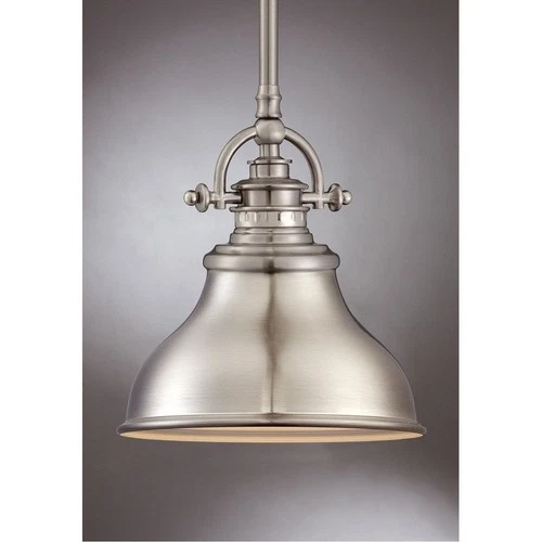 Emery - 1 Light Mini Pendant - 9 Inches high-Brushed Nickel Finish - Picture 5 of 6