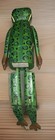 Vintage Tiger Lily Sitting Frog Jointed Wooden Hand Painted Statue — photo 2