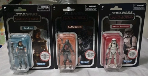 Star Wars Vintage Collection Carbonized Remnant Stormtrooper Mandalorian Cara