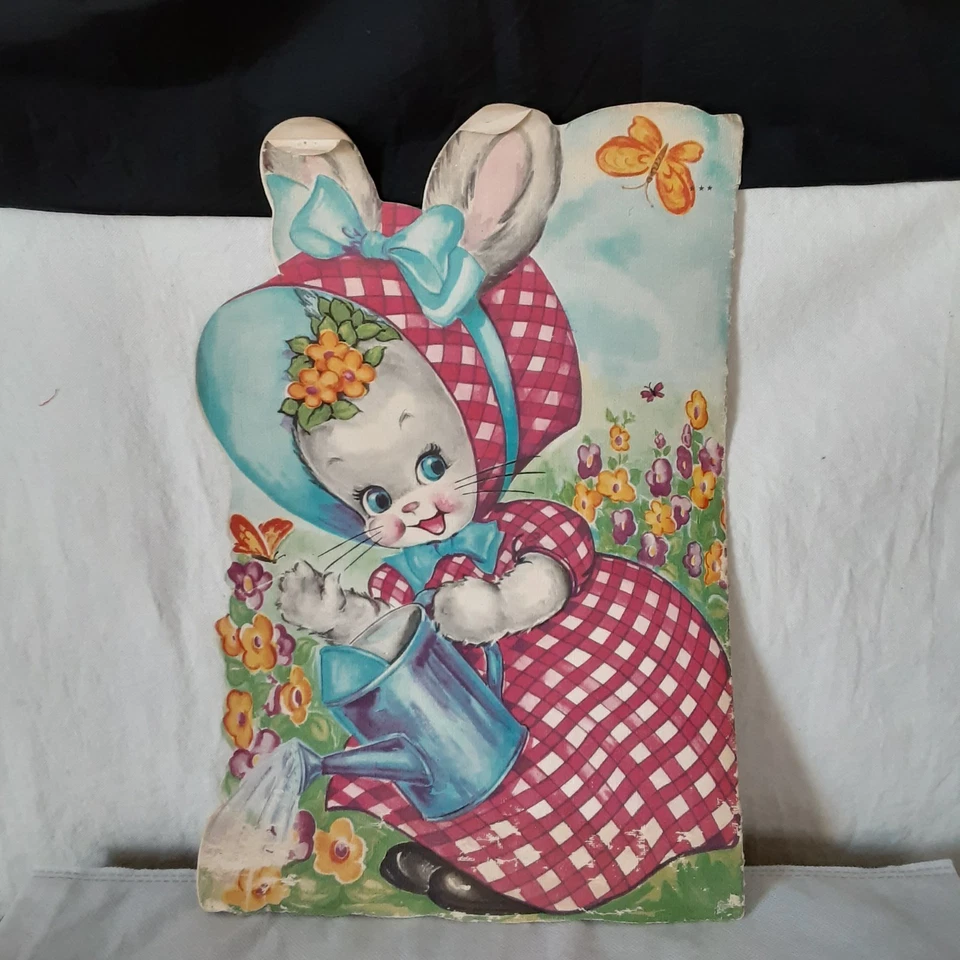 Honey Bunny Stories 1949 Linen Children's Book 10 pages Illustrated RARE - Image 2 of 4