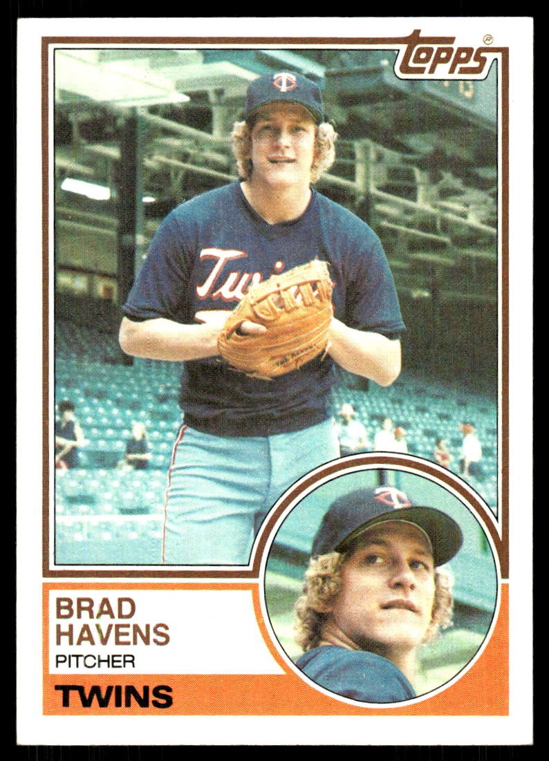 Brad Havens 1983 Topps #751 Twins FREE SHIPPING StackedPacks